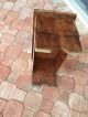 Vintage Hand Crafted Arts & Crafts Utility Step Stool/ Bench Open Carry Handle Unknown photo 7