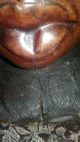 African Vintage Art Hand Carved Exotic Wood Womans Head Bust Ebony? Sculptures & Statues photo 4