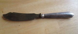 Antique 800 Silver Butter Knife photo