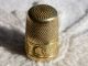 Extraordinary Antique Gilt Silver Thimble By Prud ' Homme France C1900 Thimbles photo 3