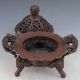 Chinese Old Red Copper Handwork Incense Burners W Xuan De Mark Incense Burners photo 7