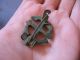 Swastika Fibula Ancient Celtic Bronze Openwork Brooch 200 - 50 B.  C. Celtic photo 8