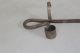 Early 19th C Pennsylvania Wrought Iron Miner ' S Candle Holder Sticking Tommy Primitives photo 6