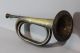 Mid - 19thc Antique Military Bugle,  Dovetailed Body,  Copper Rim, Brass photo 6