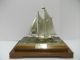 The Sailboat Of Silver960 Of Japan.  2masts.  73g/ 2.  57oz.  Takehiko ' S Work. Other Antique Sterling Silver photo 1