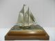 The Sailboat Of Silver960 Of Japan.  2masts.  73g/ 2.  57oz.  Takehiko ' S Work. Other Antique Sterling Silver photo 3