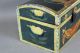 Great 19th C Pa German Folk Art Painted Box Best Tulip & Swag Painted Decoration Primitives photo 1