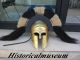Greek Corinthian Medieval Helmet Spartan Armour Costume Long Plume Ksid Greek photo 1