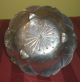 Vintage Mid Century Sterling Silver Footed Basket Bowl Leaf Handle Starburst Bowls photo 4