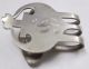 Antique Rlb Rogers Lunt & Bowlen Sterling Silver Napkin Clip 