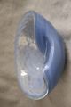 Vtg Murano Bullicante Bowl Ashtray Barbini Blue Sommerso Aventurine Art Glass Mid-Century Modernism photo 7