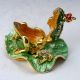 Chinese Collectable Cloisonne Inlaid Rhinestone Handwork Frog Statue D1409 Other Antique Chinese Statues photo 5