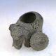 Chinese Bronze Handwork Carved Elephant Shape Incense Burner &lid Other Chinese Antiques photo 6
