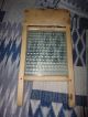 Vintage Rival National Wooden & Glass Washboard Limited St.  Thomas Ontario Primitives photo 5