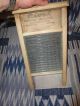 Vintage Rival National Wooden & Glass Washboard Limited St.  Thomas Ontario Primitives photo 7