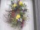 Spring Summer Birdhouse,  Queen Ann Lace,  Wildflowers,  Floral Door Wreath,  Wreaths Primitives photo 1