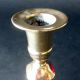 A Quality ‘trumpet Form’ English Brass Candlestick,  Circa 1780 Primitives photo 5