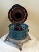 Vintage - Antique Blue Enamel Smokeless Kerosene Heater Perfection No 630 Other Antique Home & Hearth photo 5