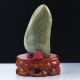 100 Natural Hetian Jade Hand - Carved Old Man & Pine Statue Rm0163 Other Antique Chinese Statues photo 4
