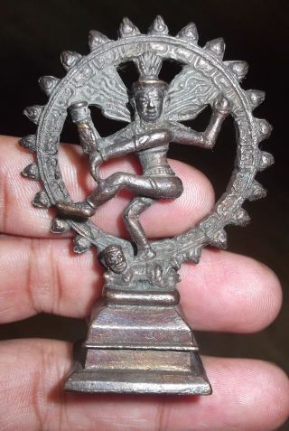 Old Hindu God Shiva Nataraja Lord Of The Dance photo