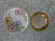 Vintage Rosina Heavy Gold Hand Painted Cup Saucer 5162/ar Floral Cups & Saucers photo 3