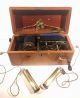 Antique Electric Magneto Shock Therapy Machine With Indicator Dial And Probes Other Medical Antiques photo 1