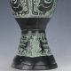 Chinese Antique Bronze Hand Carved Phoneix Motif Vase C974 Vases photo 1