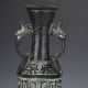 Chinese Antique Bronze Hand Carved Phoneix Motif Vase C974 Vases photo 5