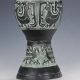 Chinese Antique Bronze Hand Carved Phoneix Motif Vase C974 Vases photo 6