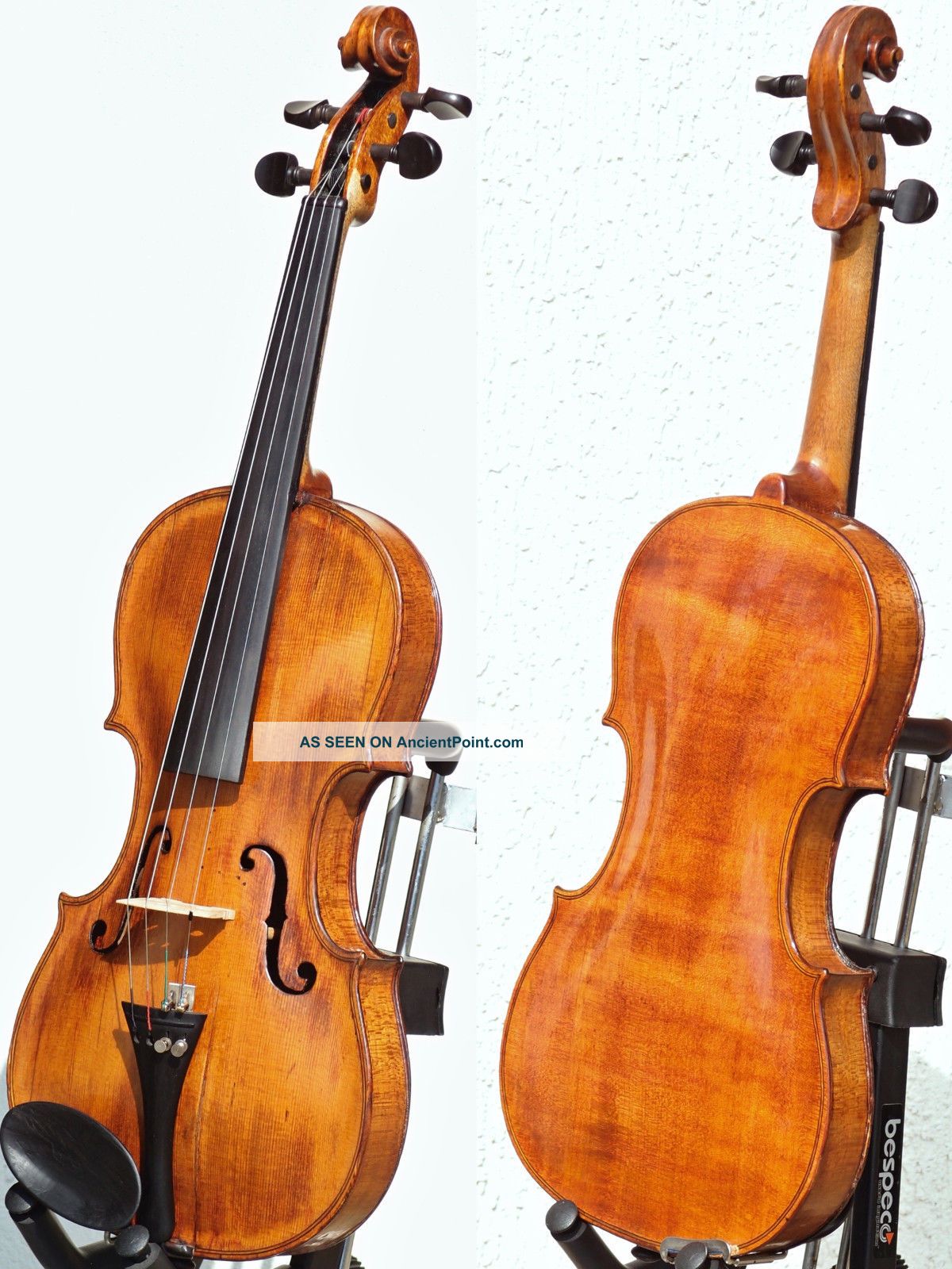 120,  Years Old Antique German Violin (prob.  From Vogtland / Saxony) Splendid Tone String photo