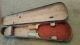 Antique Wood Violin Case Circa 1880 To 1920 String photo 5