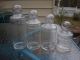 (4) Vintage Clear Glass Apothecary Candy Wedding Buffet Display Jars Canisters Bottles & Jars photo 5
