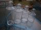 (4) Vintage Clear Glass Apothecary Candy Wedding Buffet Display Jars Canisters Bottles & Jars photo 6