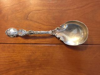 Vintage Antique Shreve & Co Sterling Silver Large Serving Spoon photo