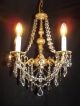 Antique Brass Crystal Chandelier 5 Lights Quality 30 Lead Crystal Chandeliers, Fixtures, Sconces photo 1