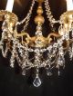 Antique Brass Crystal Chandelier 5 Lights Quality 30 Lead Crystal Chandeliers, Fixtures, Sconces photo 3
