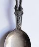 Sterling Silver Souvenir Spoon Full Figure Usn Navy Mayer Bros.  Sailor Souvenir Spoons photo 4