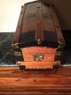 Antique Vintage Dome Humpback Wood Brass Banded Victorian Trunk 18 