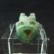 Pre - Columbian Taino Translucent Green Jade Skeleton Skull Idol Bead Stunning The Americas photo 4