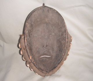 African,  Wooden Mask,  Dan Tribe,  Antique photo