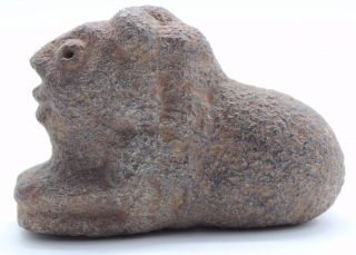 Western Asiatic Carved Stone Lion Statue 2nd Millennium Bc photo
