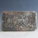Tibetan Silver Handwork Carved “麒麟闹芭蕉” Brand Gd2152 Other Chinese Antiques photo 1