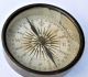 Nores Victorian Georgian Brass Pocket Marching Surveying Compass Vintage Antique Other Antique Science Equip photo 1