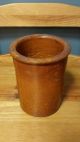 Rare Antique Primitive Pottery Redware Utensil Crock Jar Possibly From Galena Jars photo 2
