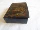 Vintage Small French Hand Painted Wooden Candy Or Jewerly Box Boxes photo 3