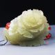 100 Natural Xiu Jade Hand - Carved Chinese Cabbage Statue Rm0308 Other Antique Chinese Statues photo 4