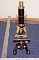 Antique Vintage 1915 Bausch & Lomb Jug Handle Brass Microscope Brass/cast Iron Microscopes & Lab Equipment photo 2
