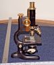 Antique Vintage 1915 Bausch & Lomb Jug Handle Brass Microscope Brass/cast Iron Microscopes & Lab Equipment photo 3