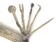 Victorian - Era Apothecary Pocket - Sized Multi - Tool Silver Medicine Scoops & Tools Other Antique Apothecary photo 1