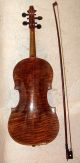 1880 Lovely Antique Old Handmade German Violin Authentic Cover,  Bow String photo 2
